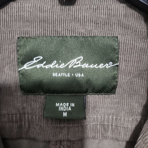 Eddie Bauer Women's Brown Corduroy Blazer Jacket Size M - Picture 4 of 9